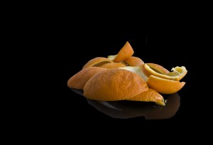 orange peels